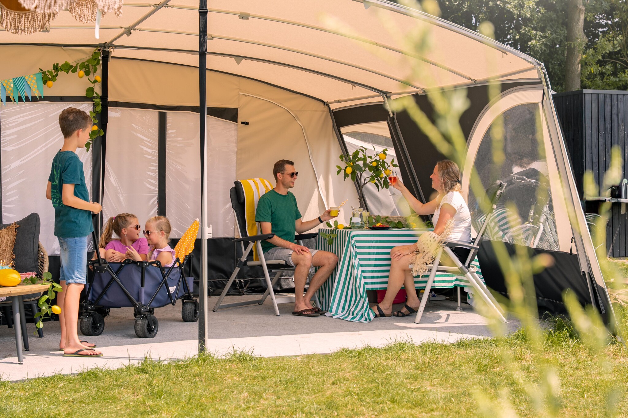 Comfort kampeerplaats (terrein A)
