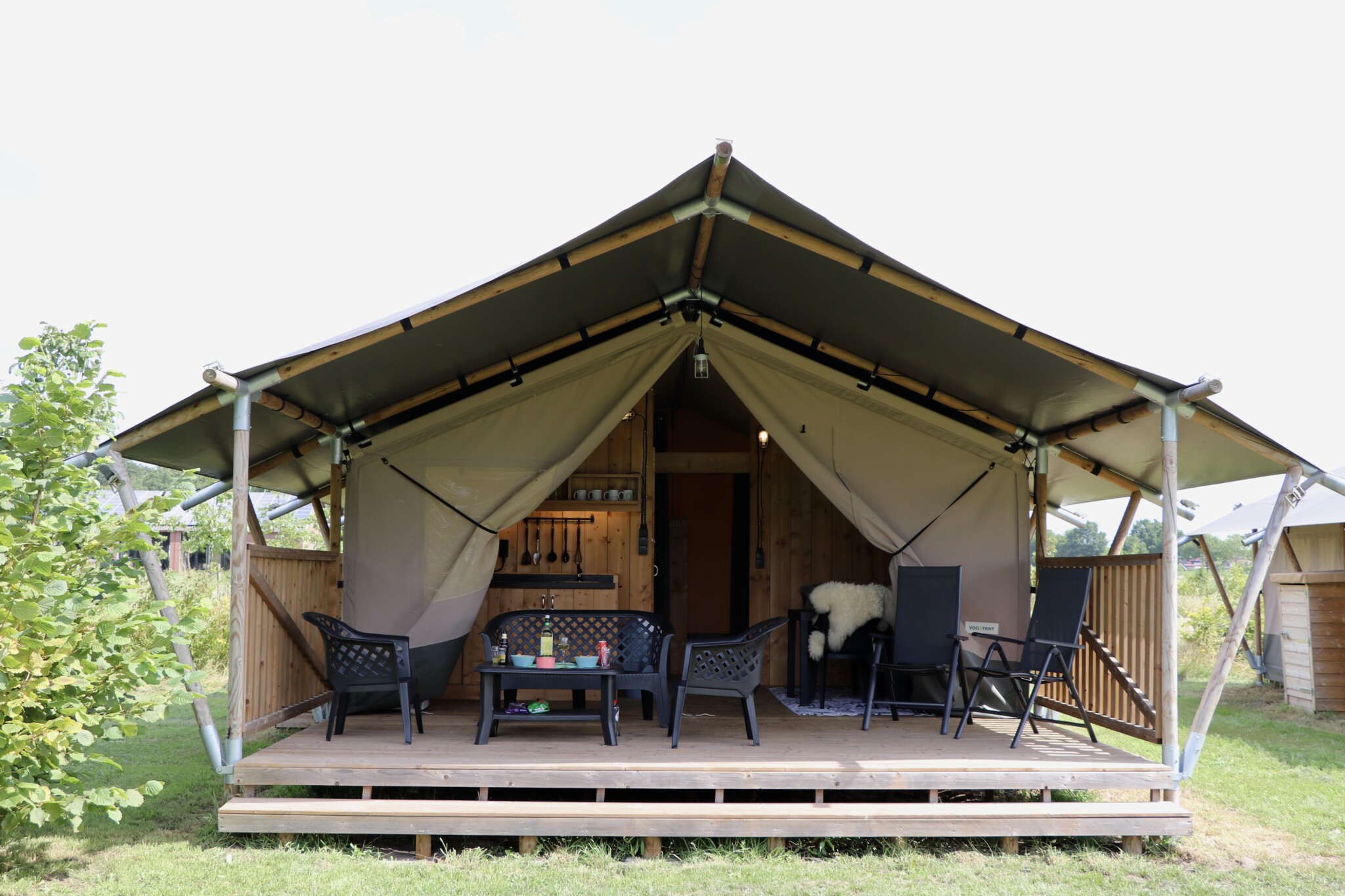 Camping de Heerlijkheid Vorenseinde - Safaritent 4 personen incl. sanitär