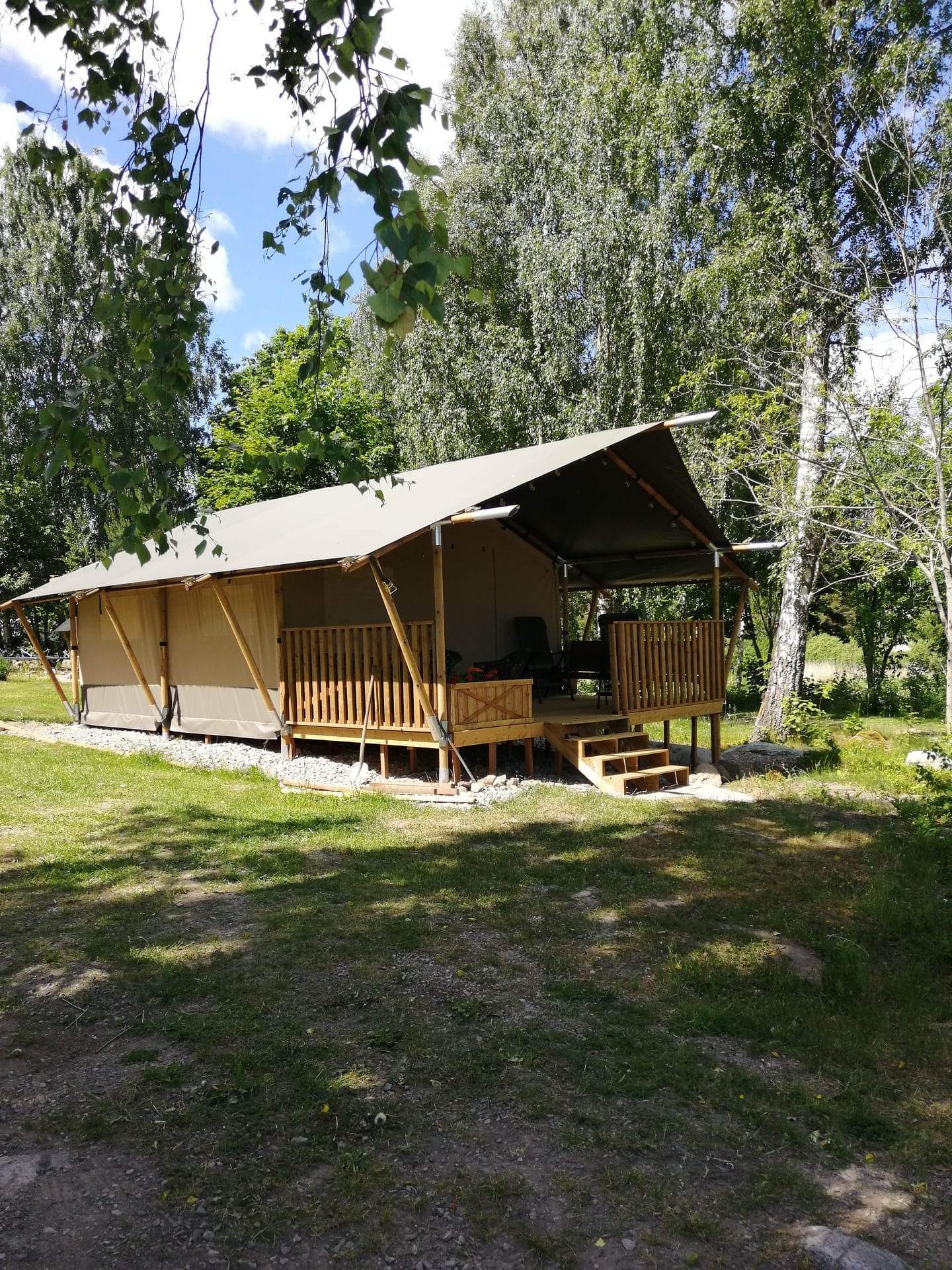 Camping Falkudden - tente safari pour 4 personnes