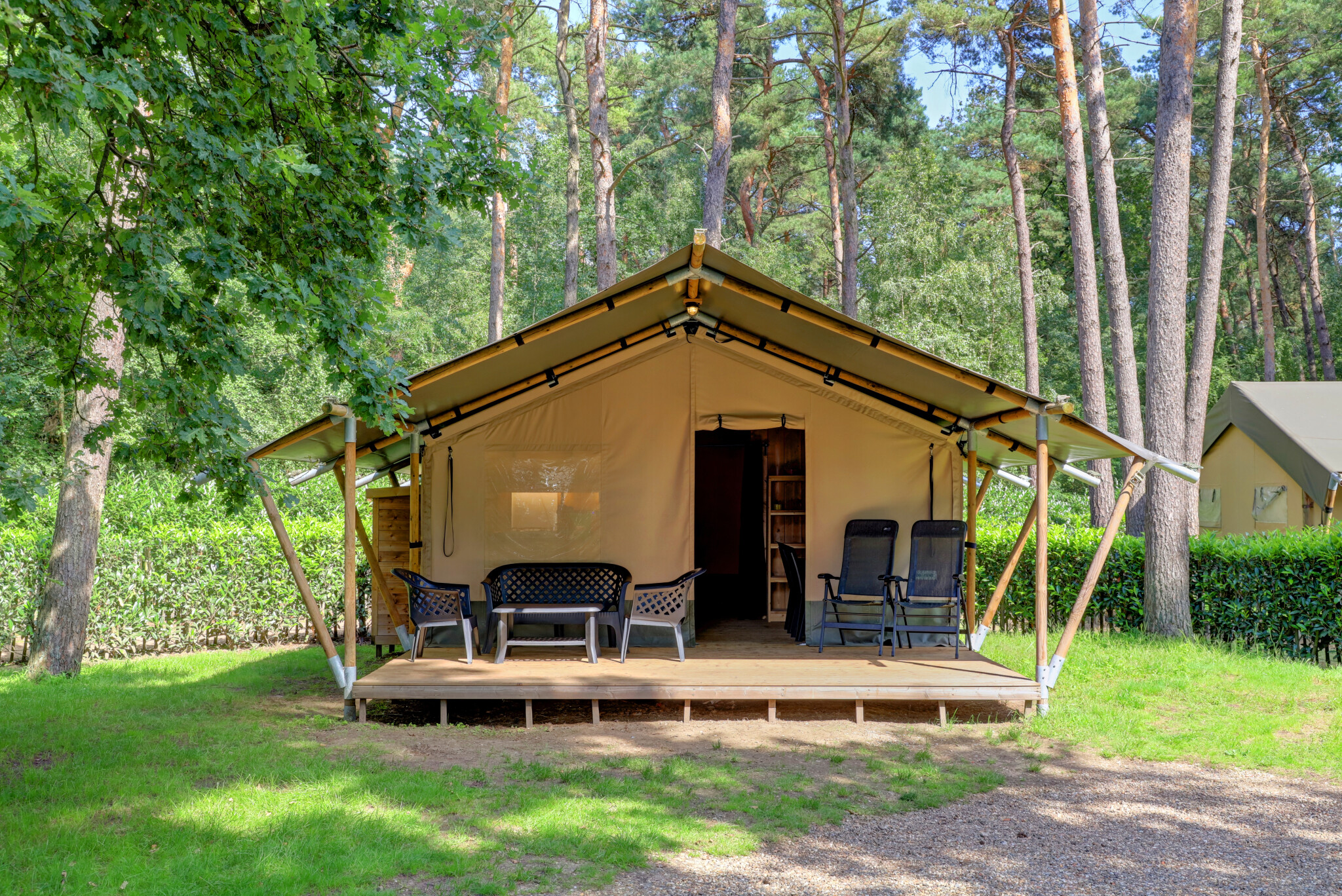 Familiepark Goolderheide - Safaritent voor 4 personen incl. sanitair