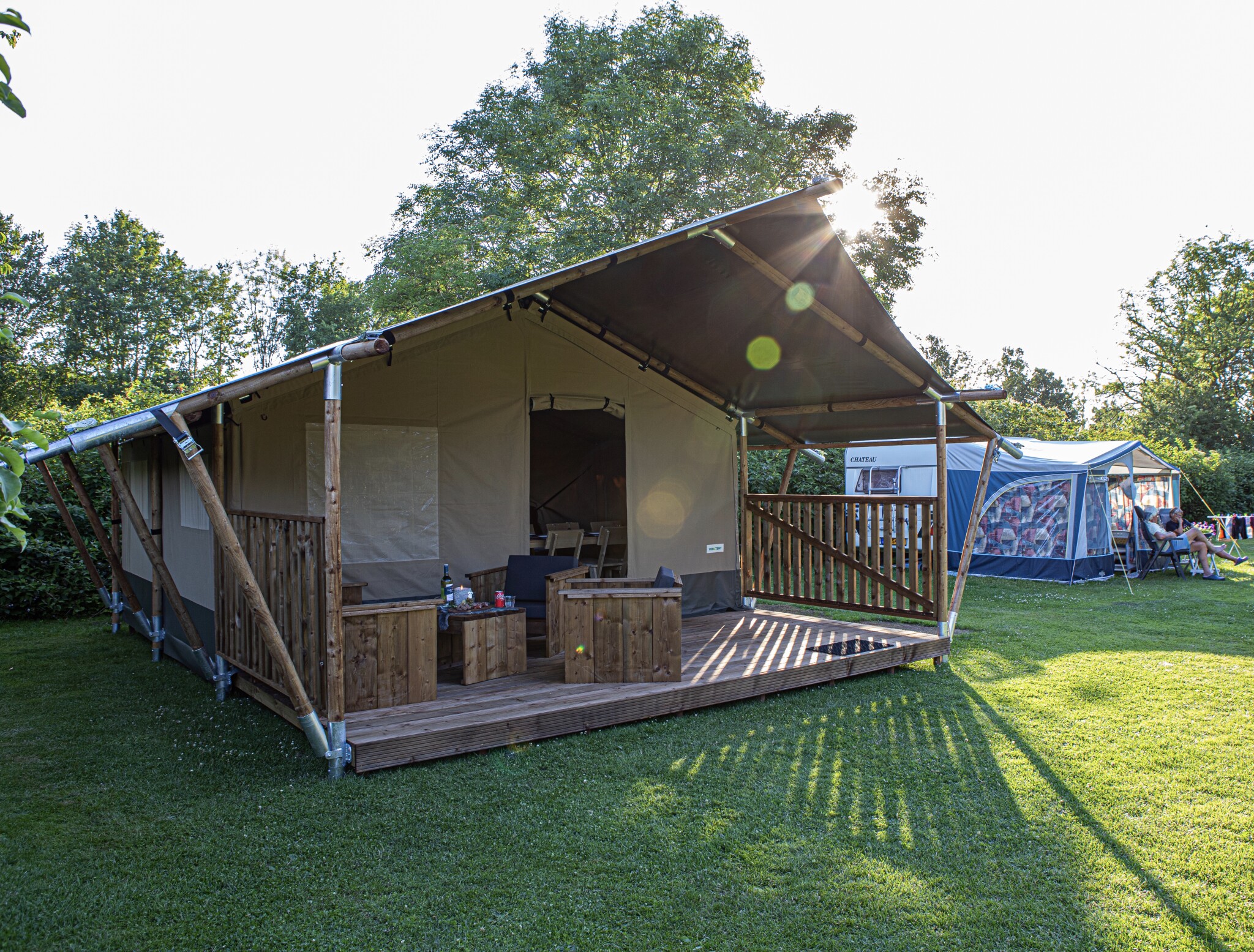 Parc de vacances de Toffe Peer - Tente safari pour 6 personnes