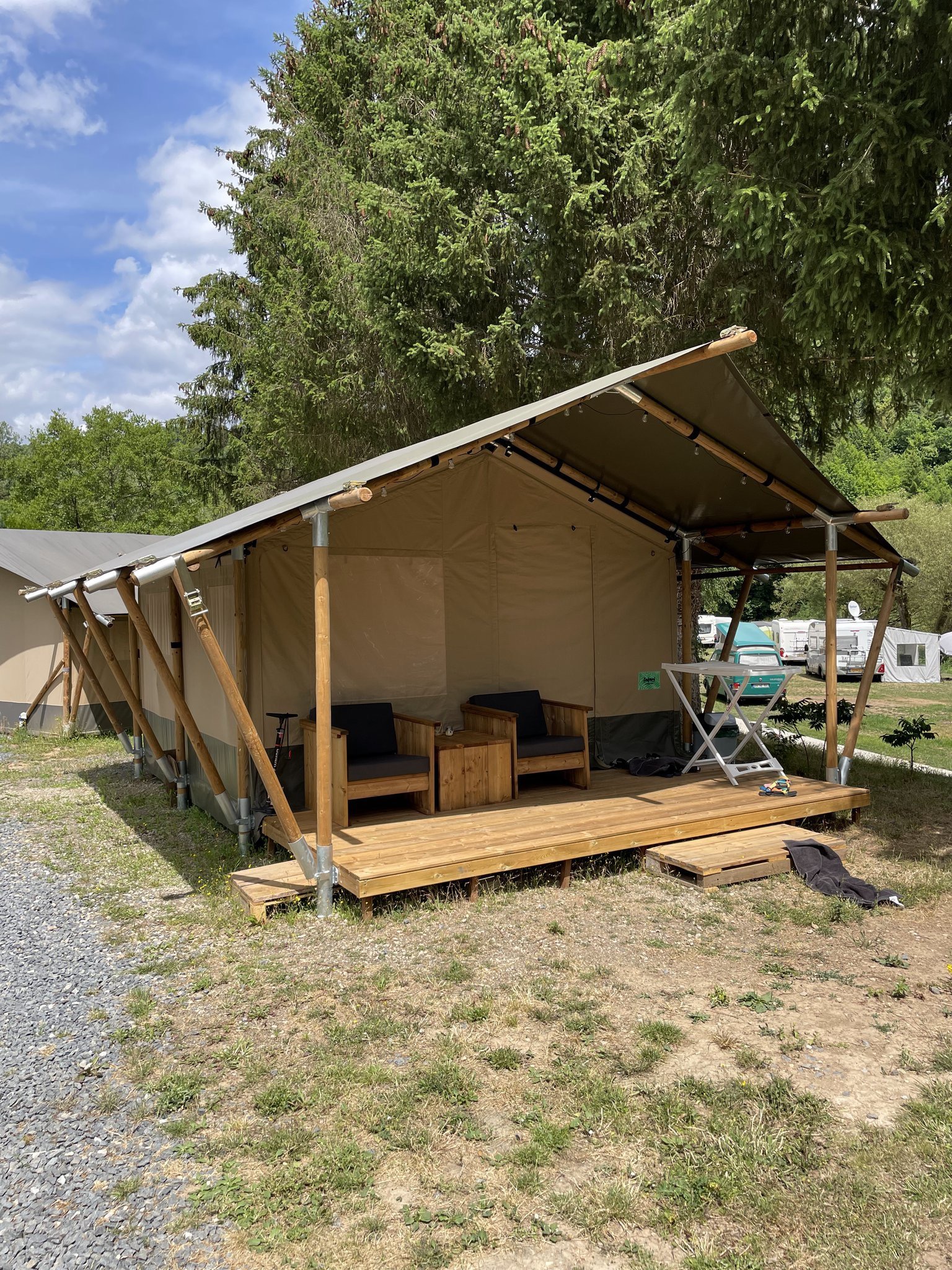 Camping du Rivage - Safaritent voor 2 personen