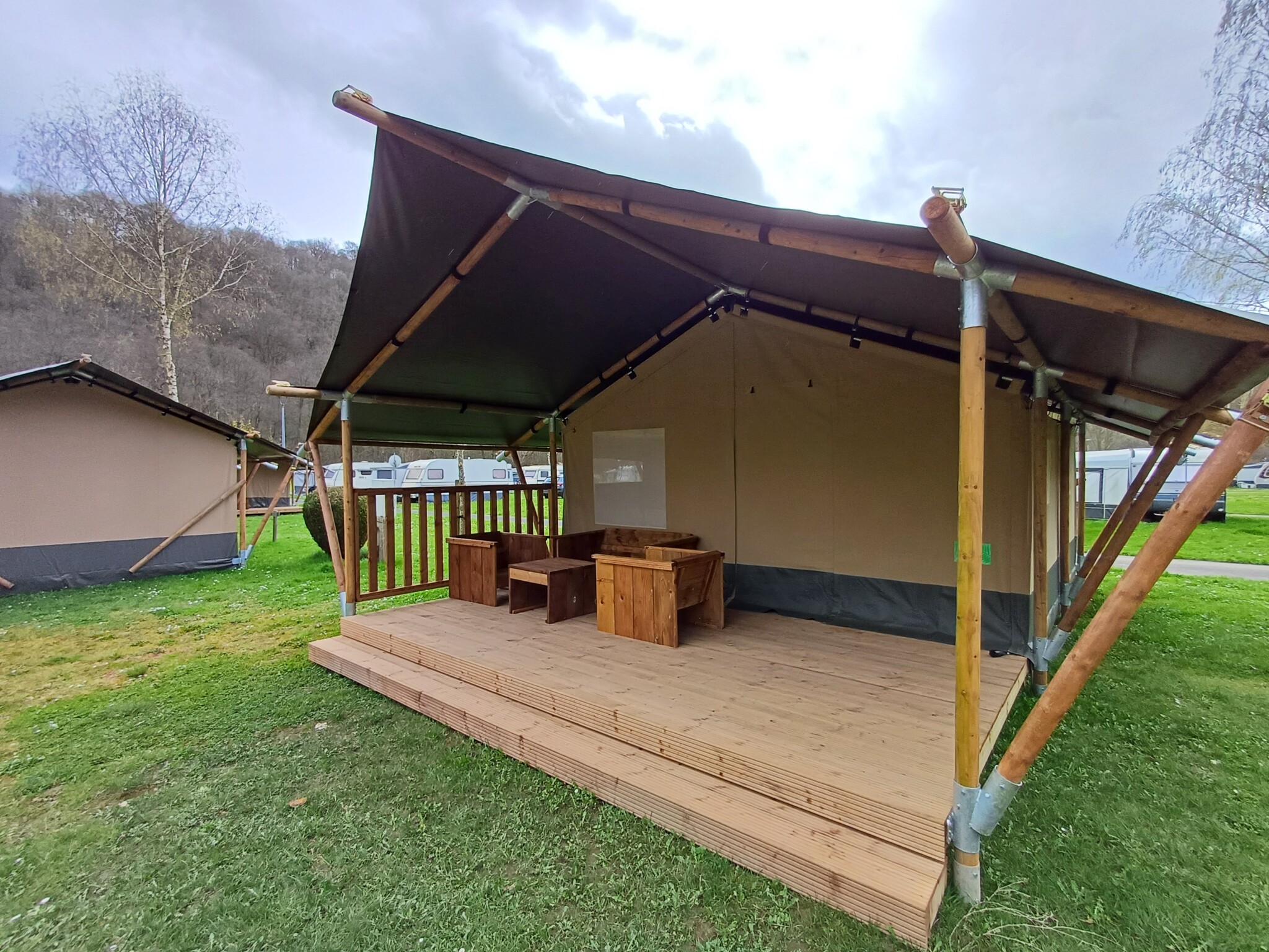 Camping la Roche - Safaritent 6 personen
