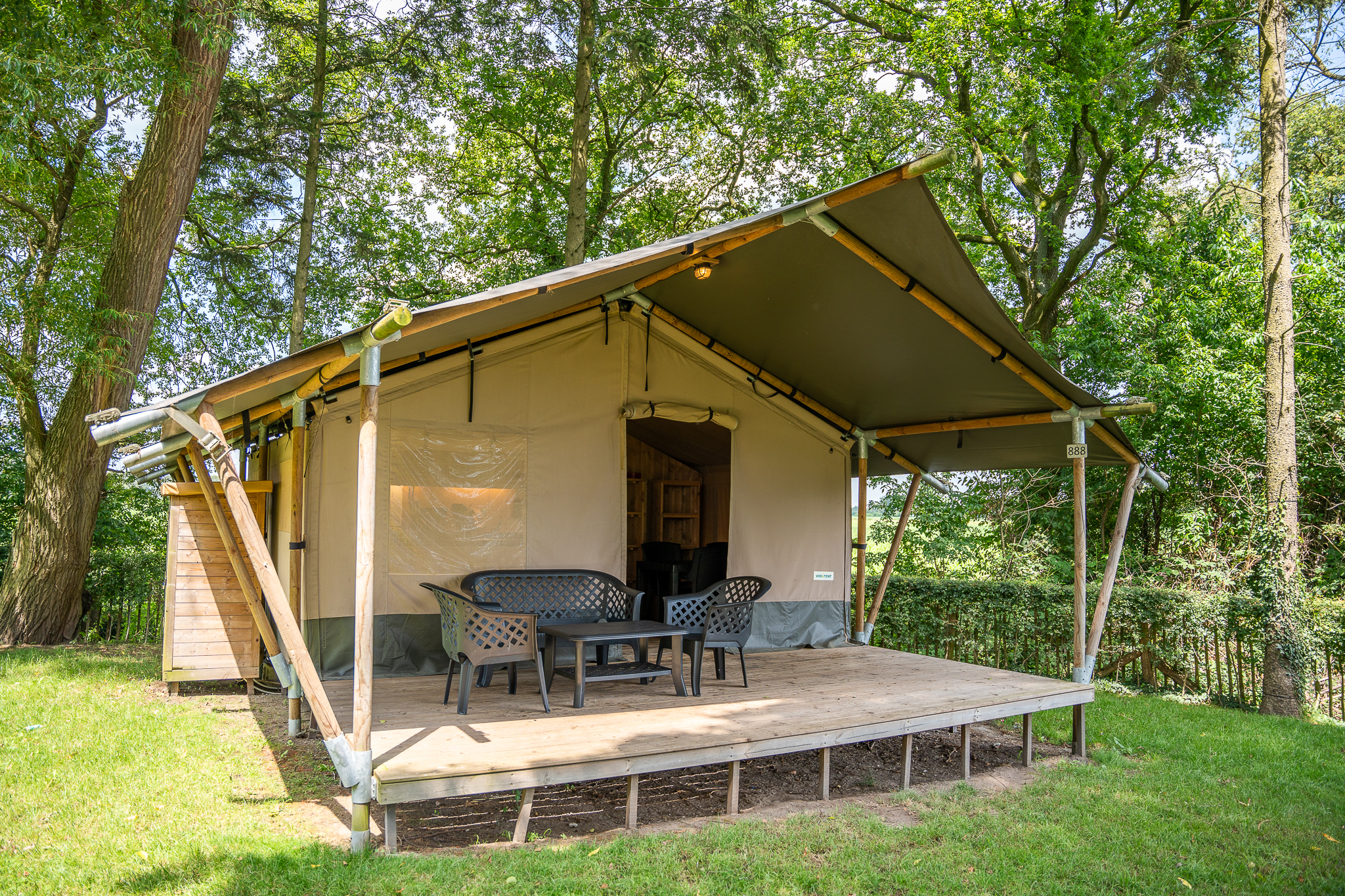 Familiepark Goolderheide - Safaritent Meer 4 personen incl. sanitair