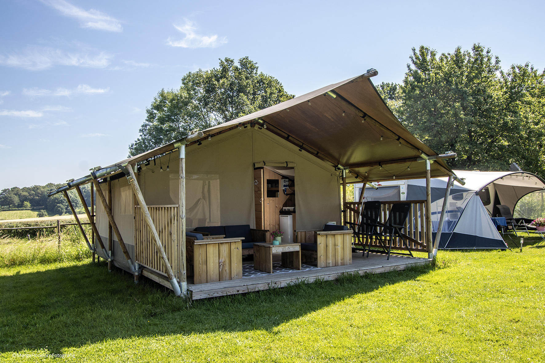 Camping Catsop - Safaritent 4 personen incl. toilet