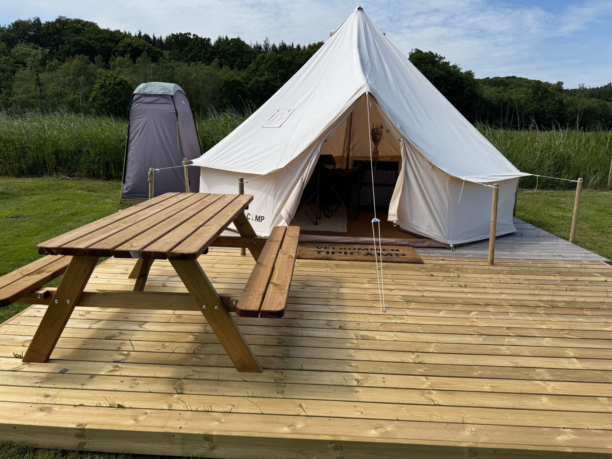 Camping de Rosenvold Plage - Tente Tipi pour 4 personnes
