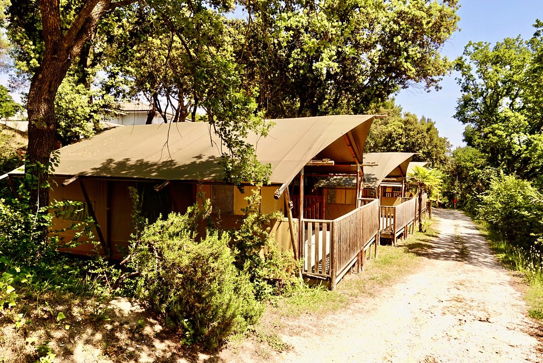 Camping Mar y Sierra - Safari tent for 4 persons including sanitation