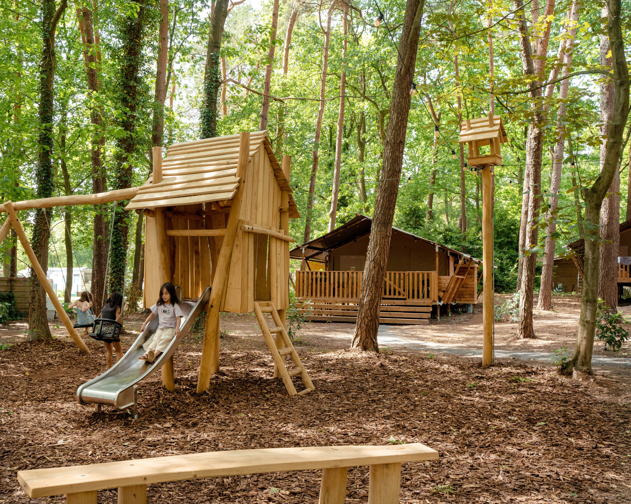 Jocomo Parc - Forest Lodge 6 personen incl. sanitair