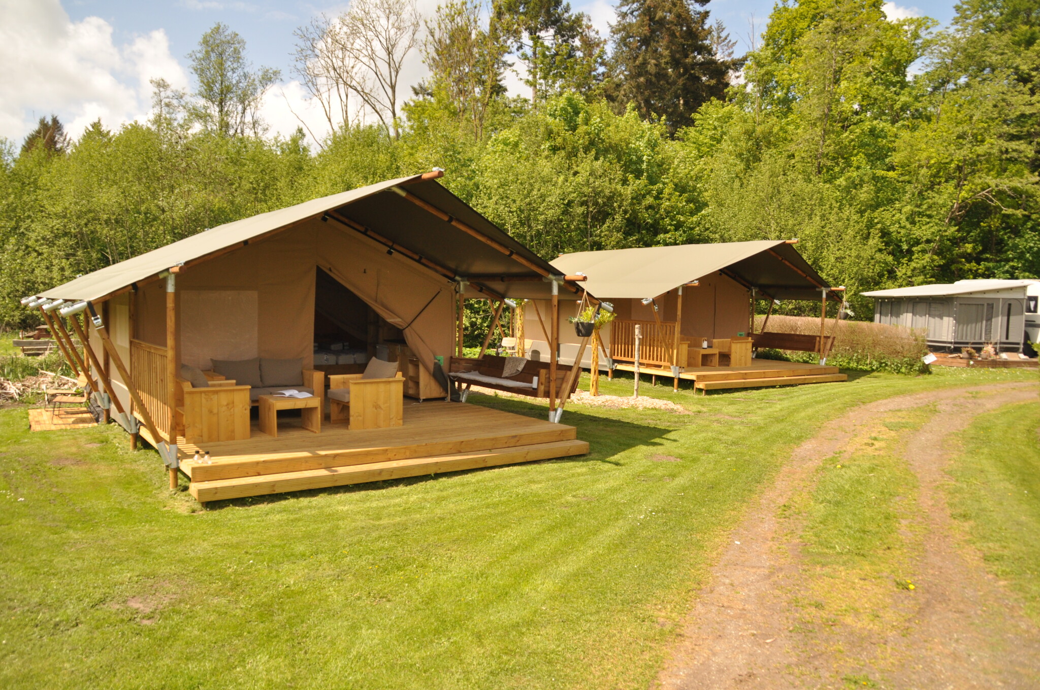 Skovly Camping - Safari tent for 5 people
