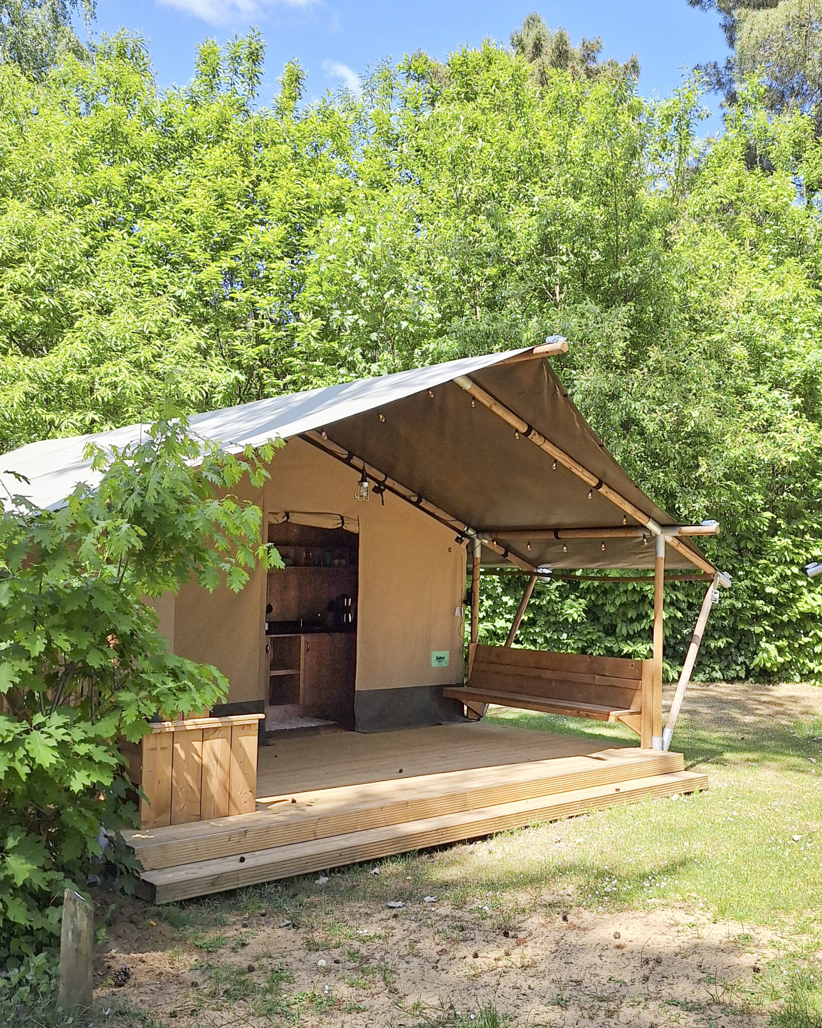 Camping Kempen - Safaritent 4 personen incl. sanitair