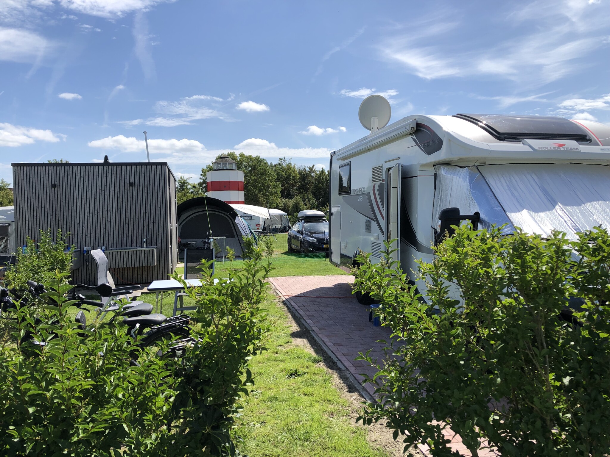 Camperplatz privť sanitär bij speelboerderij