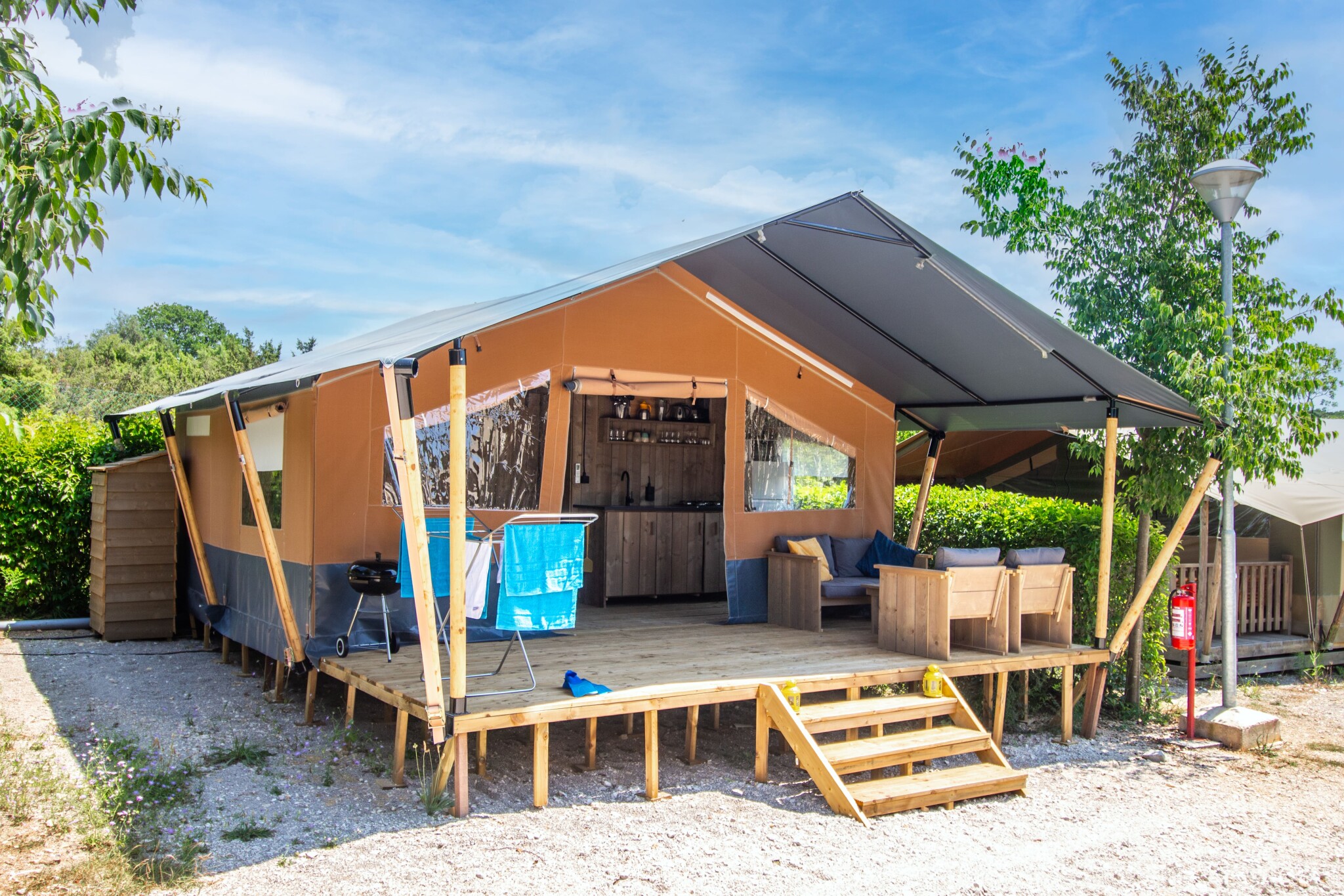 Polari - Safaritent + sanitär + Klimaanlage (4P)