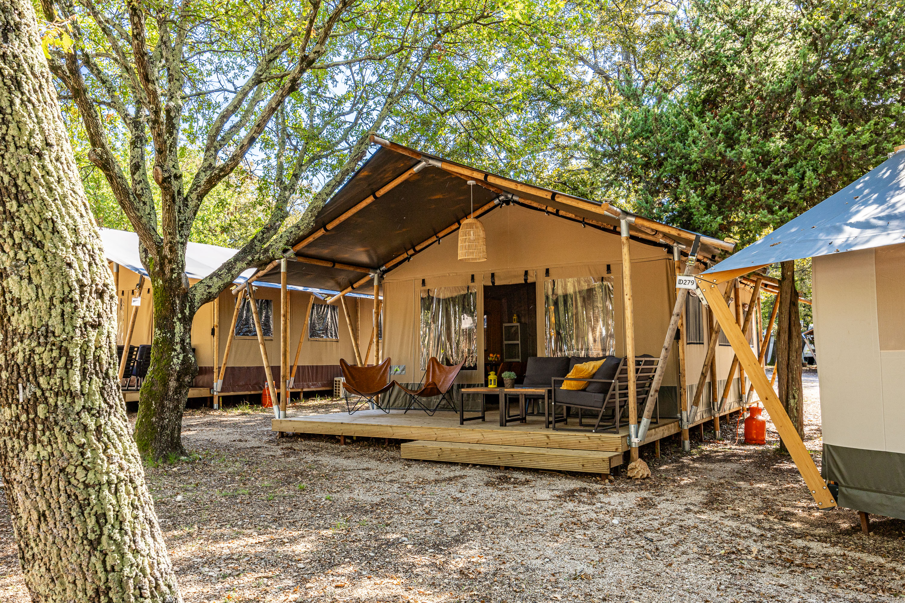 Bijela Uvala - Lodge tente safari + climatisation (8 personnes)
