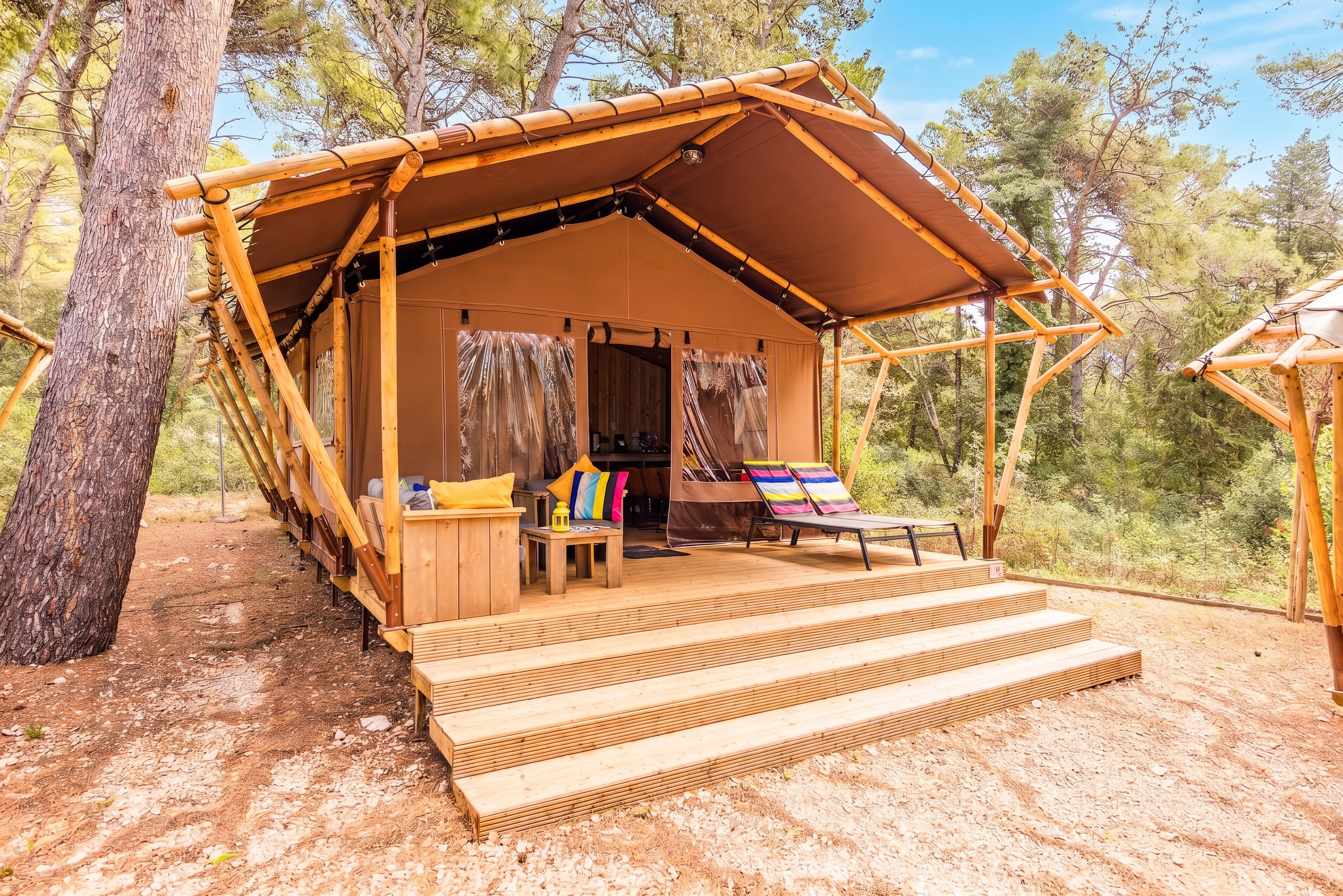 Cikat - Lodge en tente safari + climatisation (6P)